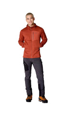 Rab Men's Ascendor Hoody in Tuscan Red - worn, front
