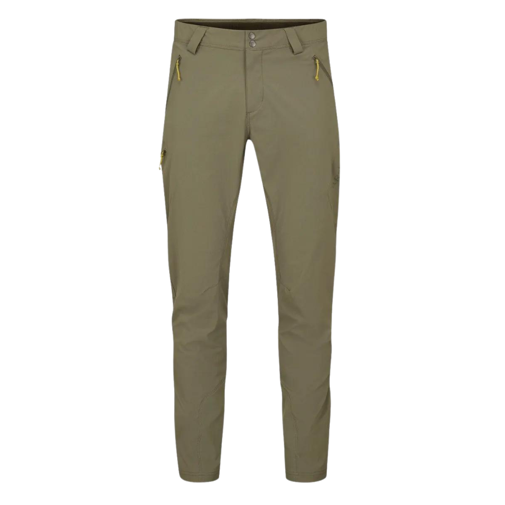 Rab Men's Ascendor Light Pants in Light Khaki - Flat