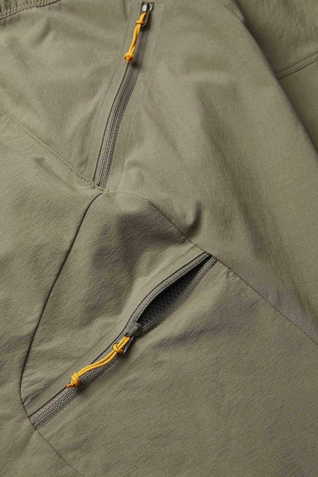 Rab Men's Ascendor Light Pants in Light Khaki - Thigh Pocket Detail