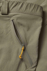 Rab Men's Ascendor Light Pants in Light Khaki - Zip Pocket Detail