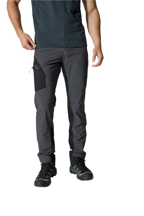 Rab Men's Ascendor Pants in Anthracite - front, worn