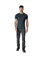 Rab Men's Ascendor Pants in Anthracite - front, worn