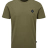 Rab Men's Basecamp Logo Badge Tee in Light Khaki - Studio