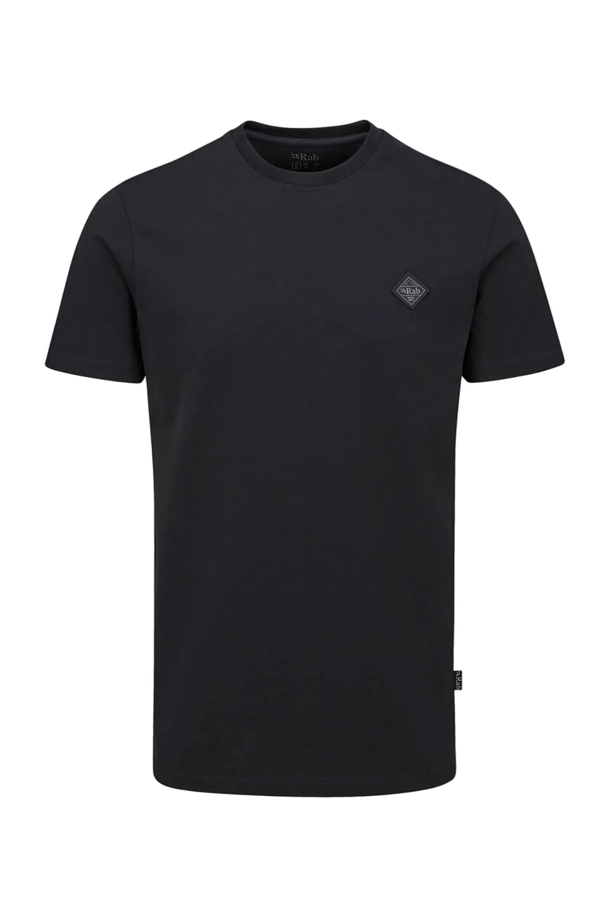 Rab Men's Basecamp Logo Badge Tee in Beluga - Studio