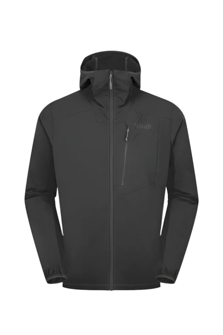 Rab Men's Borealis Alpine Hooded Jacket in Beluga - front