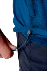 Rab Men's Capacitor Pull-On in Tempest Blue - hip pocket detail