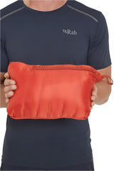 Rab Men's Cirrus Flex Insulated Hooded Jacket in Tuscan Red - packed