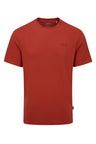 Rab Men's Crimp Logo Tee in Tuscan Red - front