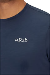 Rab Men's Crimp Logo Tee - chest logo detail