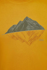 Rab Men's Crimp Reflection Tee in Sahara - graphic detail