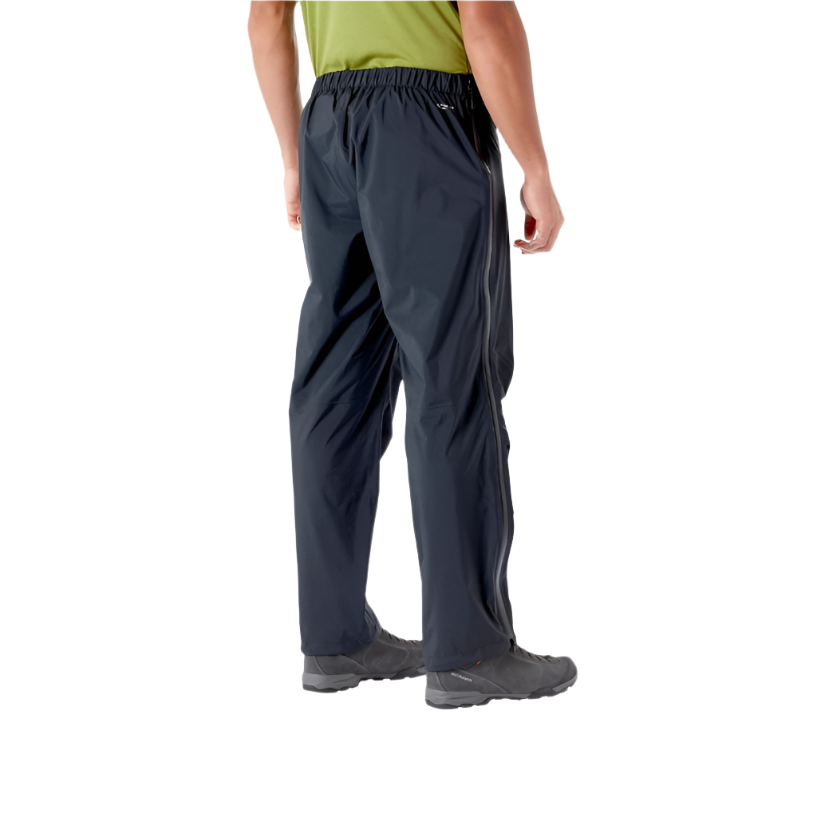 Rab Men's Downpour Plus 2.0 Waterproof Pants in Black - back