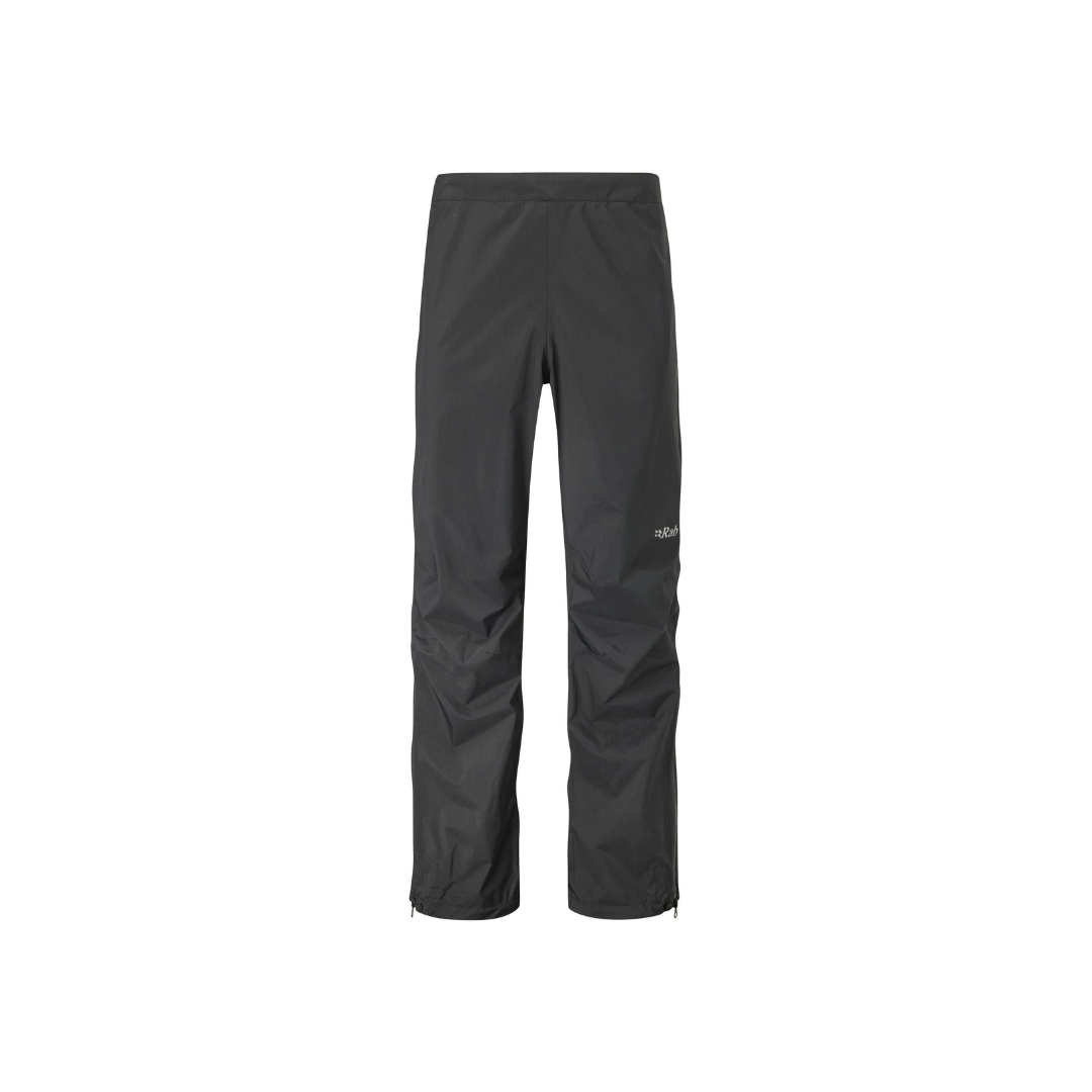 Rab Men's Downpour Plus 2.0 Waterproof Pants in Black - front