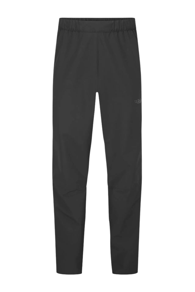 Rab Men's Downpour Waterproof Pants in Black - front