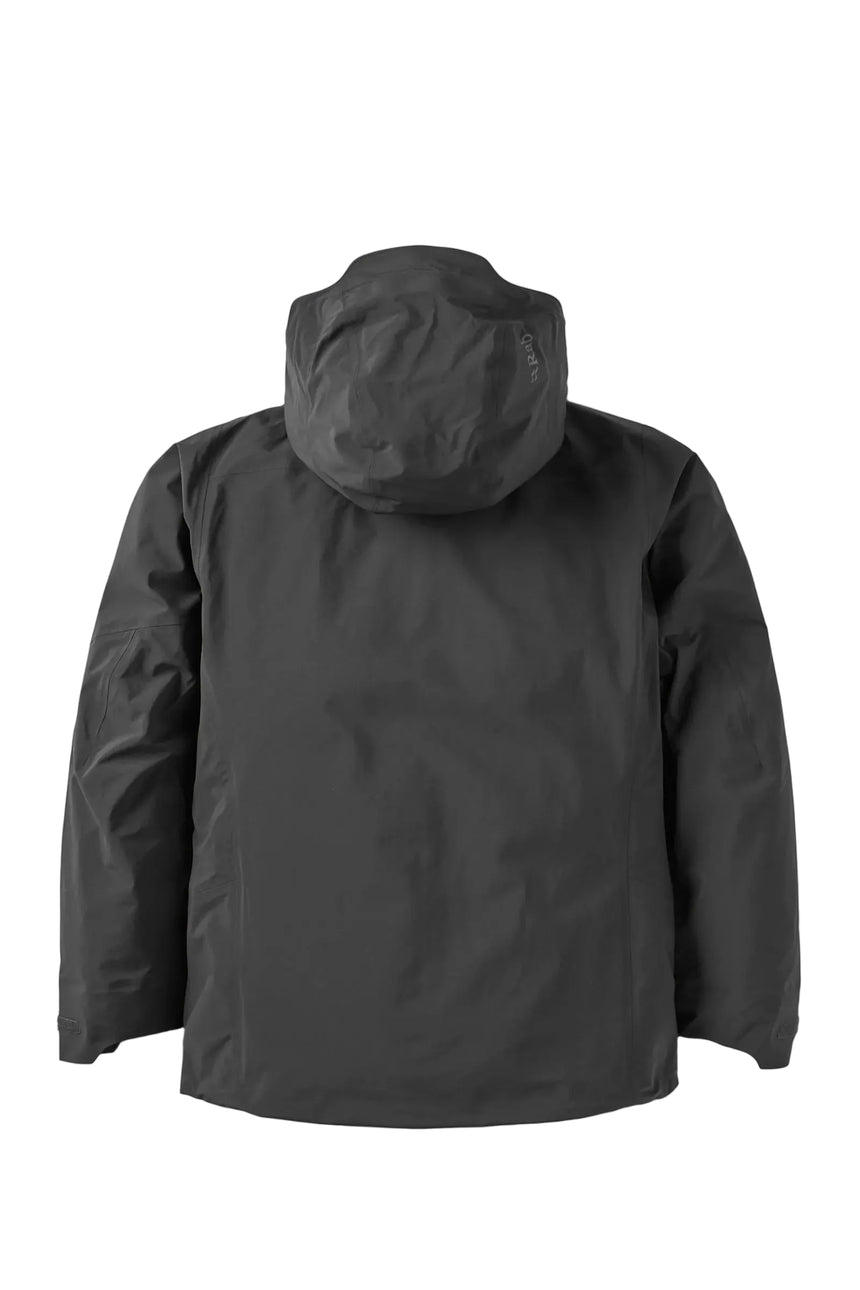 Rab Men's Firewall Guide Waterproof Jacket in Black - back