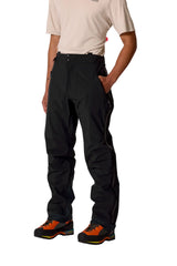 Rab Men's Firewall Guide Waterproof Pants in Black - worn front on model