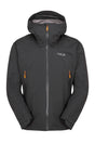 Rab Men's Firewall Light Waterproof Jacket in Anthracite - front