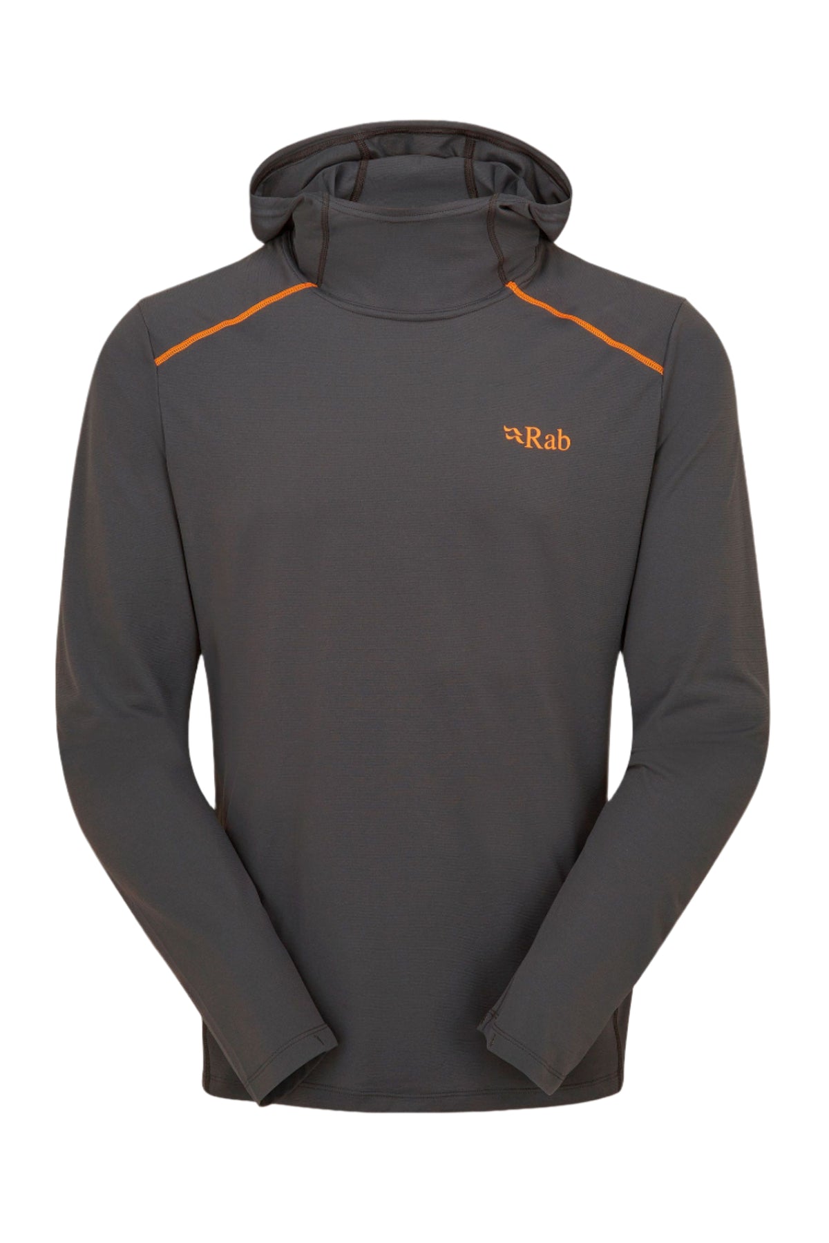 Rab Men's Force Hoody in Graphene - front