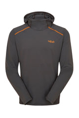 Rab Men's Force Hoody in Graphene - front