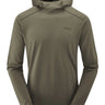Rab Men's Force Hoody in Light Khaki - back