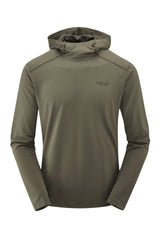 Rab Men's Force Hoody in Light Khaki - back
