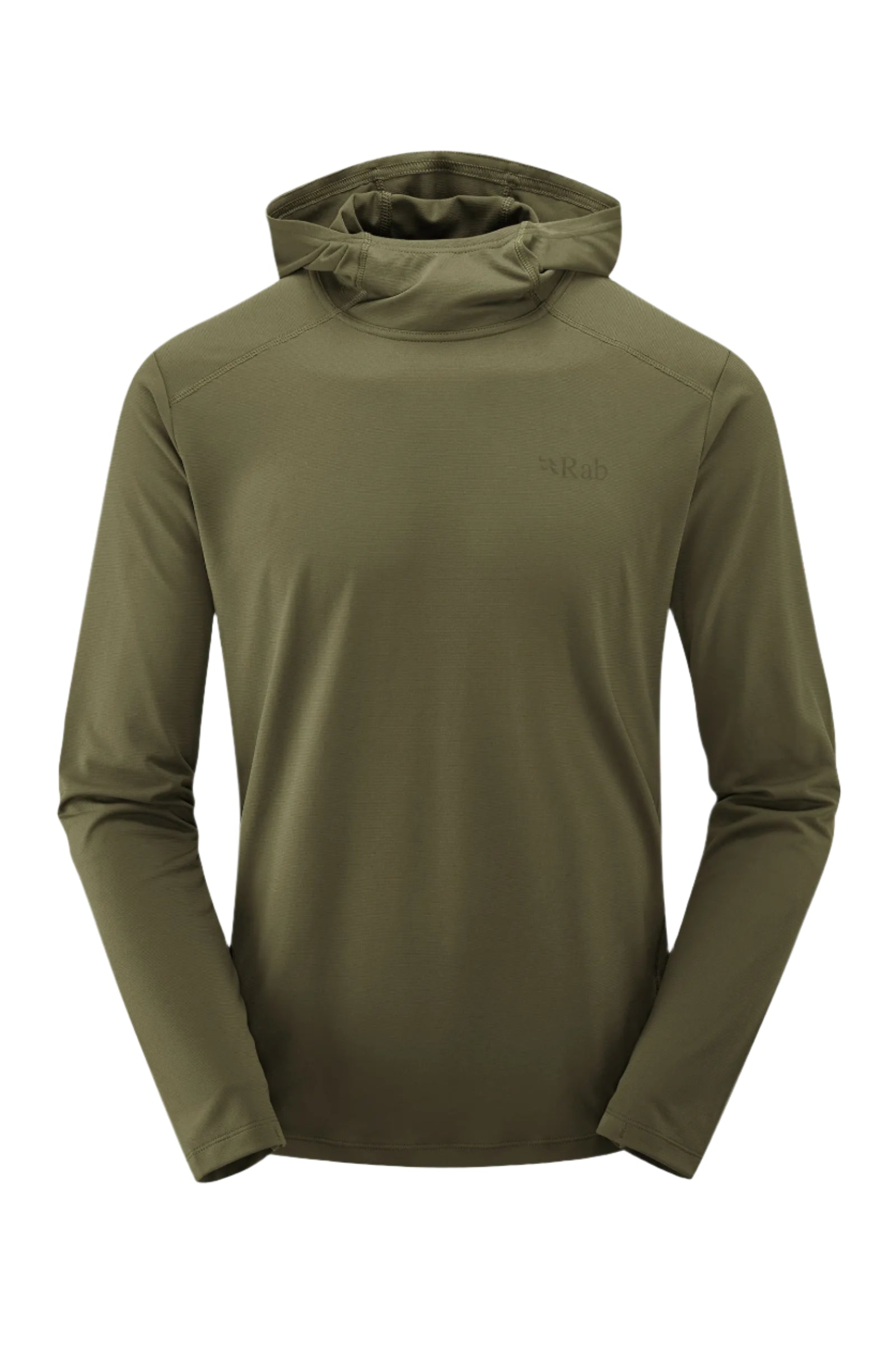 Rab Men's Force Hoody in Light Khaki - front