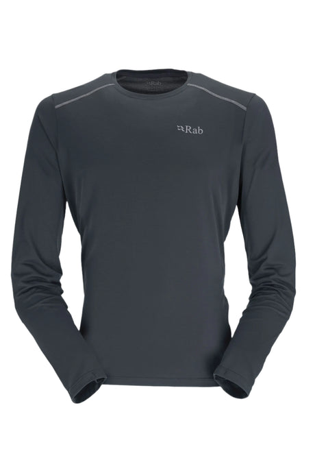 Rab Men's Force LS Tee in Beluga - front