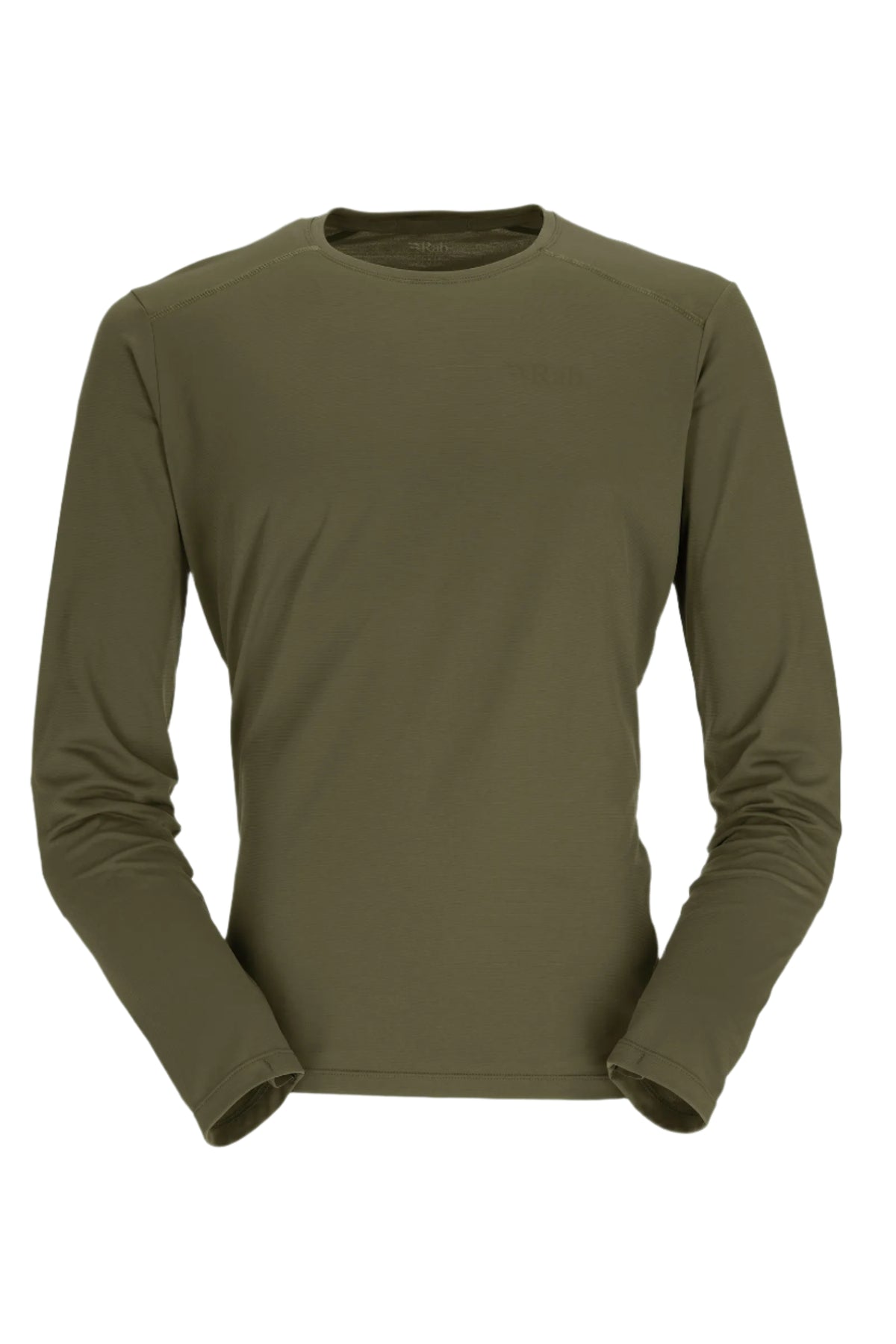 Rab Men's Force LS Tee in Olive - front