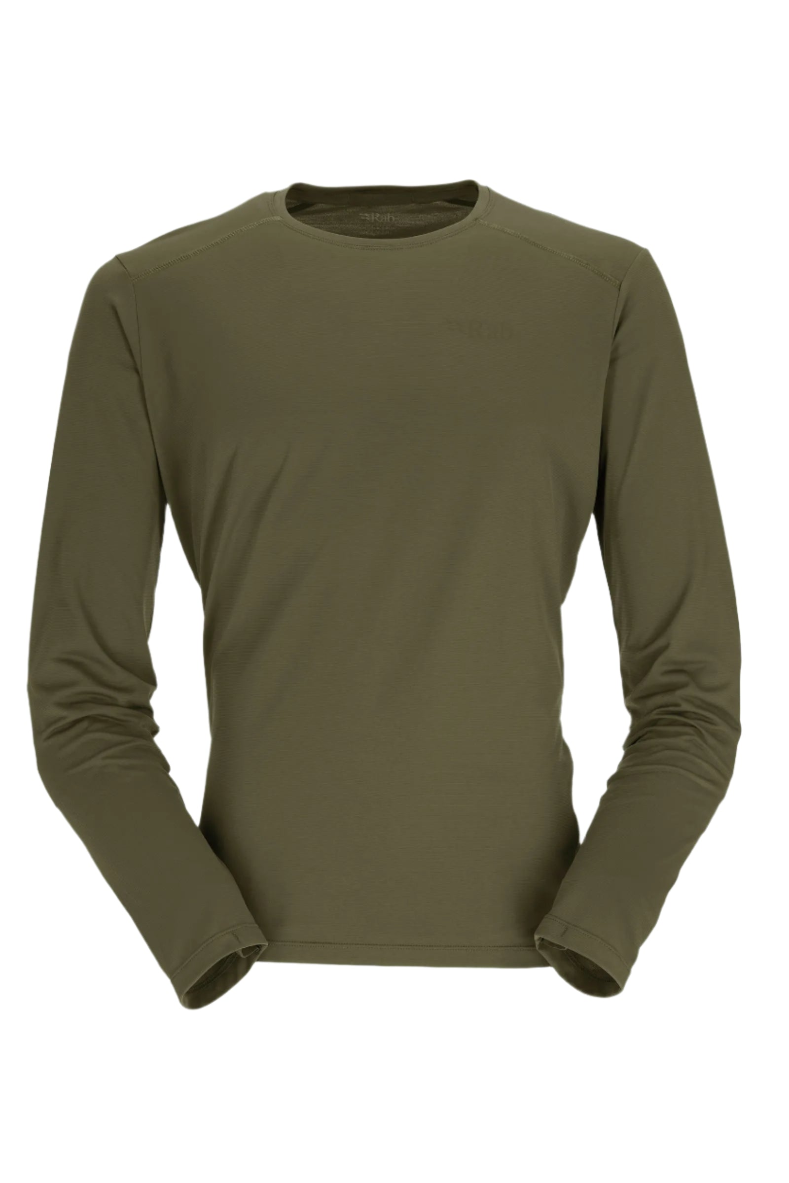 Rab Men's Force LS Tee in Olive - front