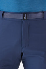 Rab Men's Incline AS Softshell Pants in Deep Ink (styling reference) - Waistband Detail