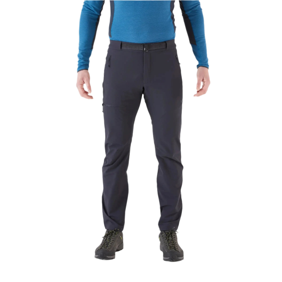Rab Men's Incline AS Softshell Pants in Ebony - Worn
