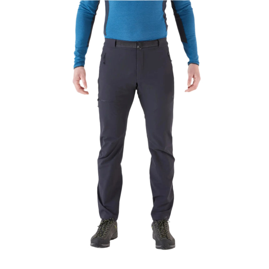 Rab Men's Incline AS Softshell Pants in Ebony - Worn