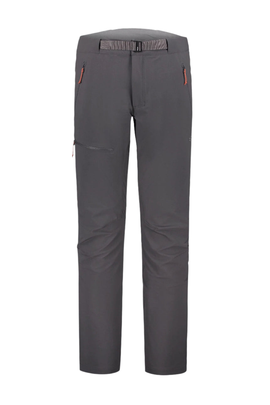 Rab Men's Incline AS Softshell Pants in Graphene - Flat