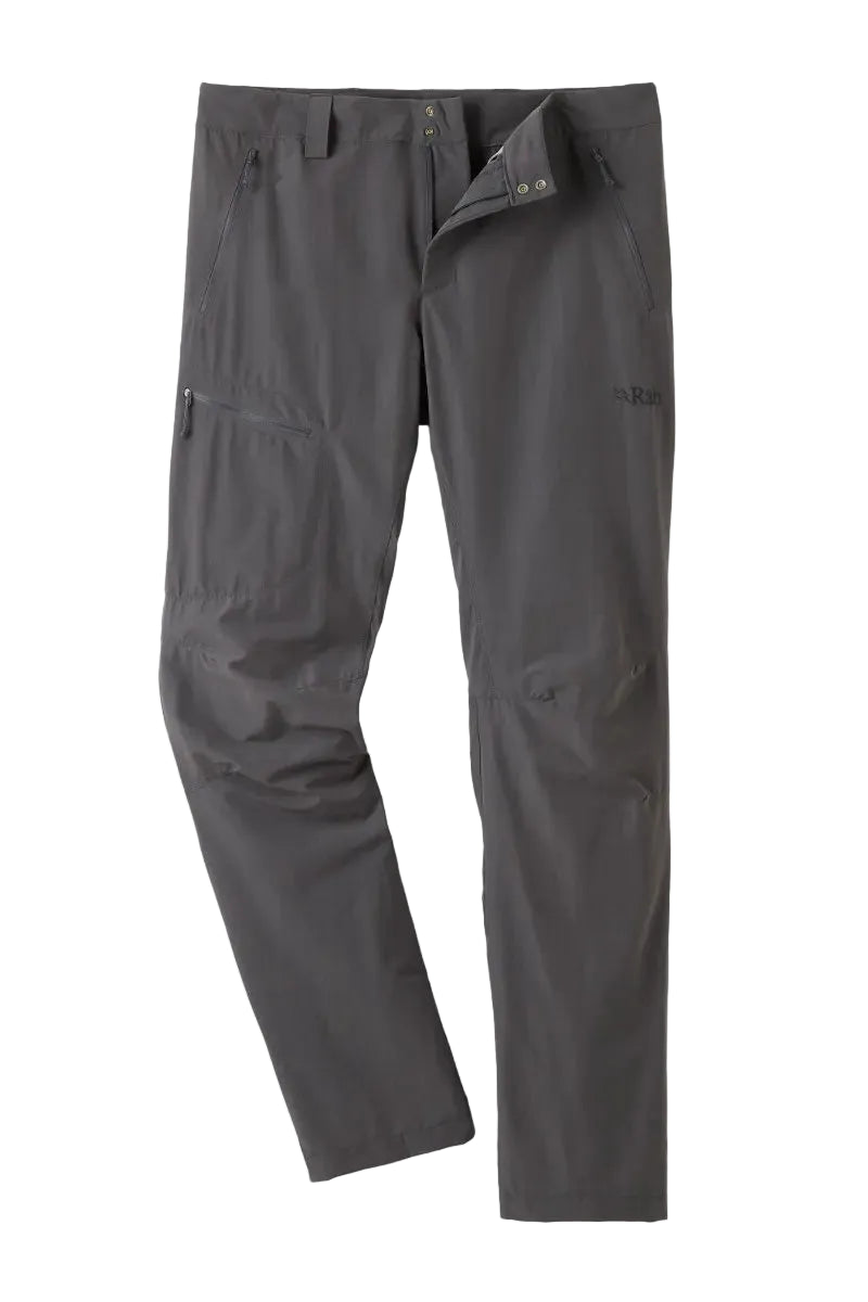 Rab Men's Incline Light Pants in Anthracite - worn, front
