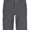 Rab Men's Incline Light Shorts in Anthracite - flat lay, front