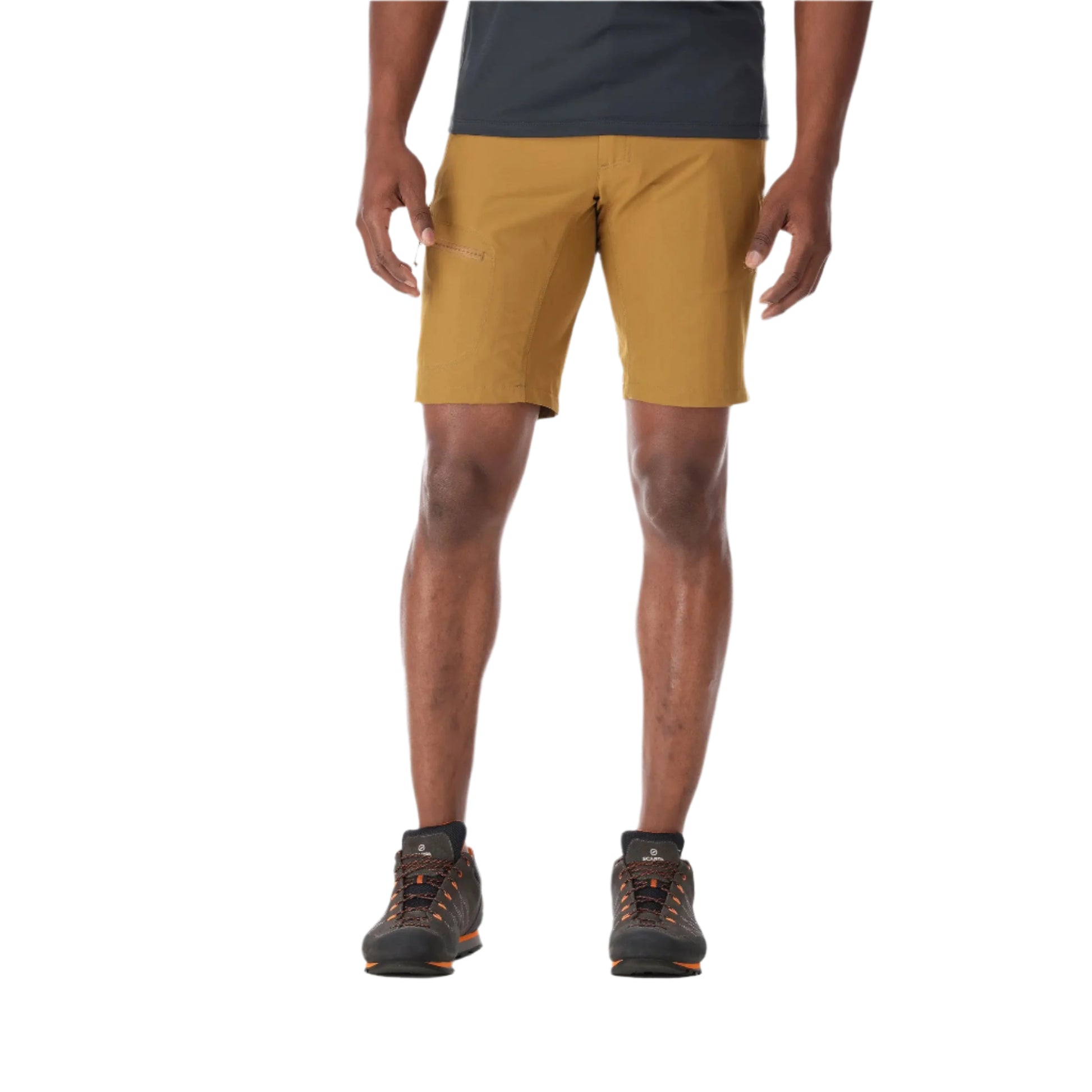 Rab Men's Incline Light Shorts in Cumin - worn, front