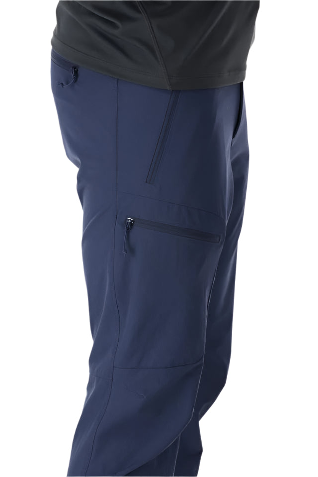 Rab Men's Incline Pants in Deep Ink (styling reference) - Hip Pocket Detail