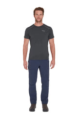 Rab Men's Incline Pants in Deep Ink (styling reference) - Worn, Front