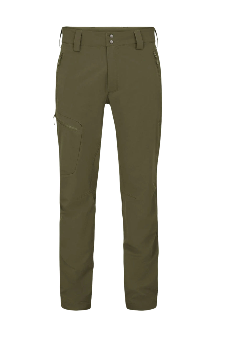 Rab Men's Incline Pants in Olive - Flat