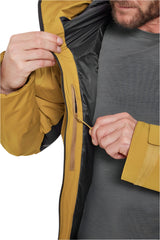 Rab Men's Khroma Diffract Insulated Ski Jacket in Footprint/Black - cuff detail