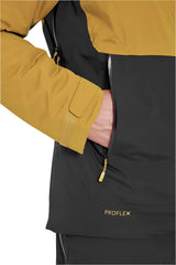 Rab Men's Khroma Diffract Insulated Ski Jacket in Footprint/Black - sleeve pocket detail