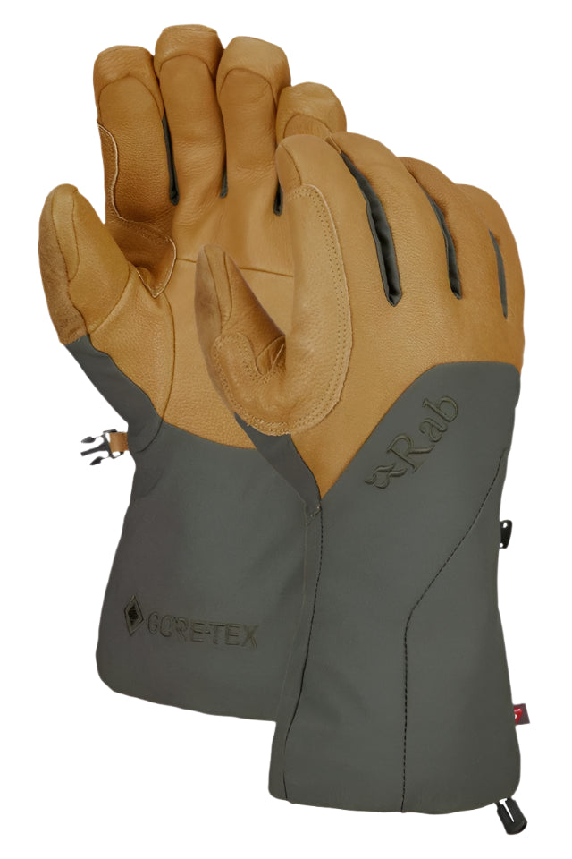 Rab Men's Khroma Freeride GTX Gloves in Army - Pair, Palm