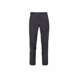 Rab Men's Kinetic Alpine 2.0 Waterproof Pants in Black - flat lay