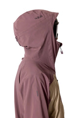 Rab Men’s Kinetic Alpine Stretch Jacket - hood detail, side profile