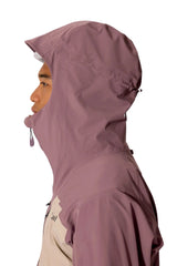Rab Men’s Kinetic Alpine Stretch Jacket - hood detail, worn