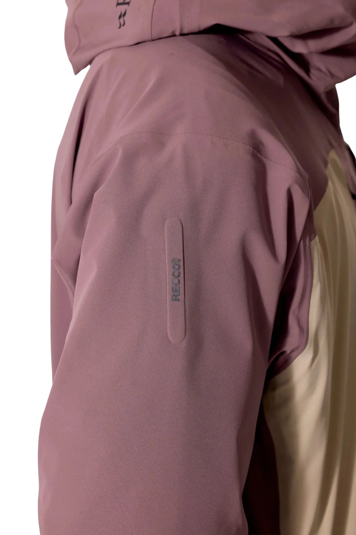 Rab Men’s Kinetic Alpine Stretch Jacket - side seam detail, worn