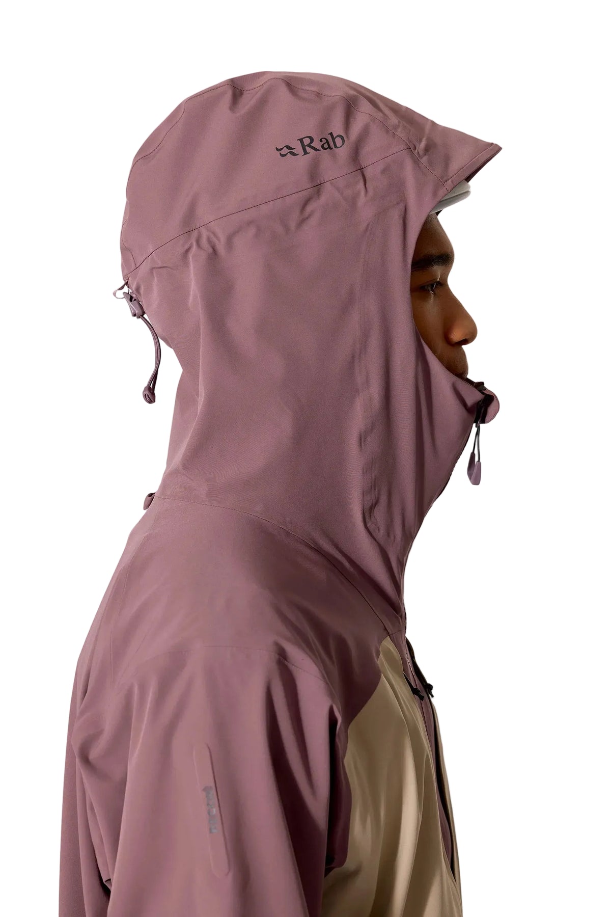 Rab Men’s Kinetic Alpine Stretch Jacket - zip pull detail, worn