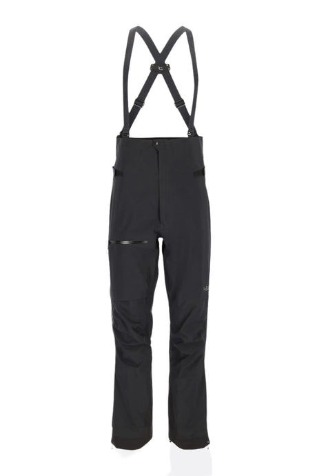 Rab Men's Latok GORE-TEX Pro Bib Pants in Black - front