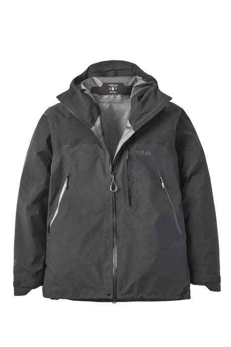 Rab Men's Latok Mountain GORE-TEX Pro Jacket in Black - front