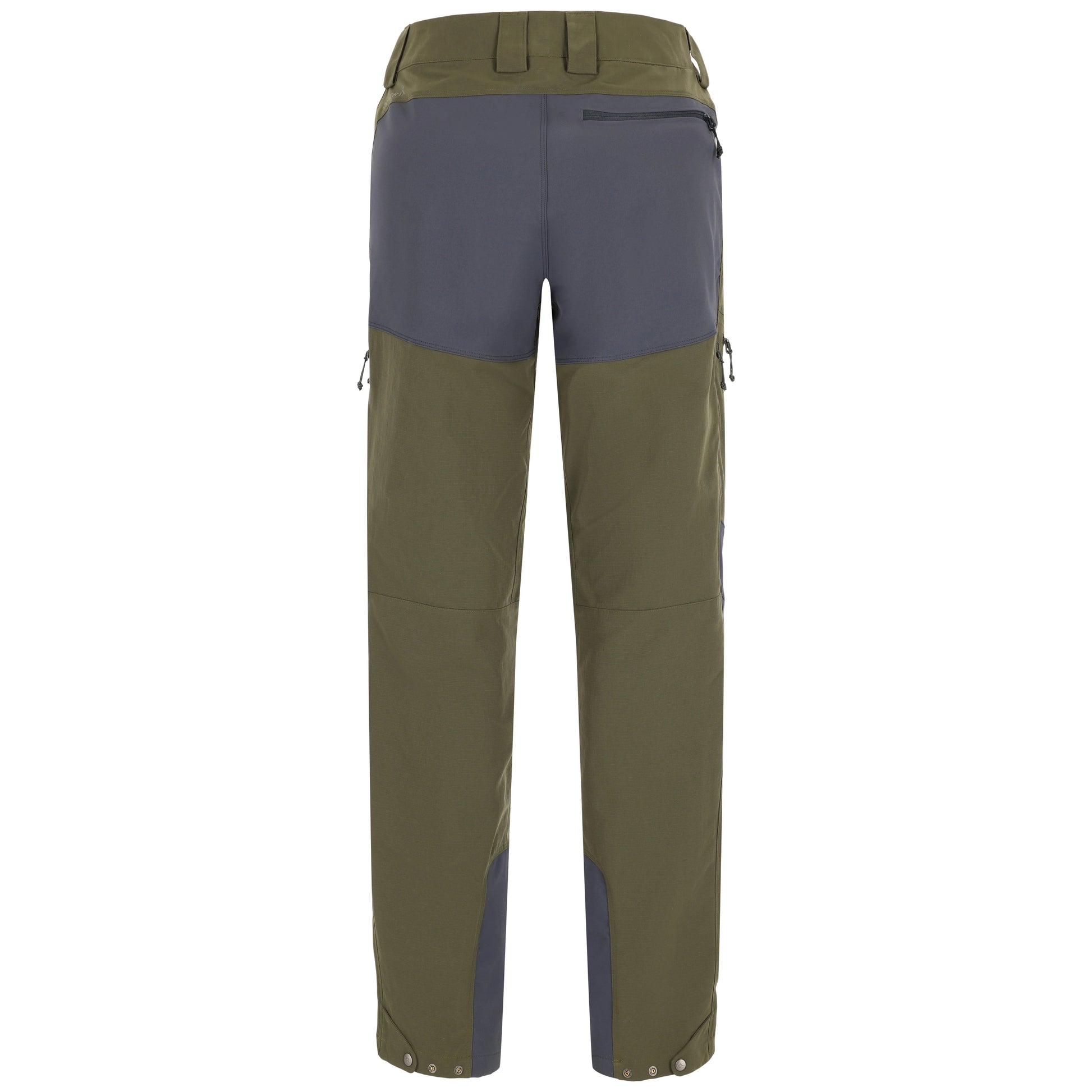 Rab Men's Lochan Pants in Army - flat lay, back