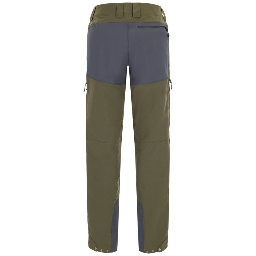 Rab Men's Lochan Pants in Army - flat lay, back